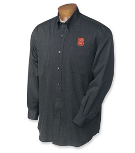 NC State Wolfpack B&T LS Nailshead Sport Shirt - Black